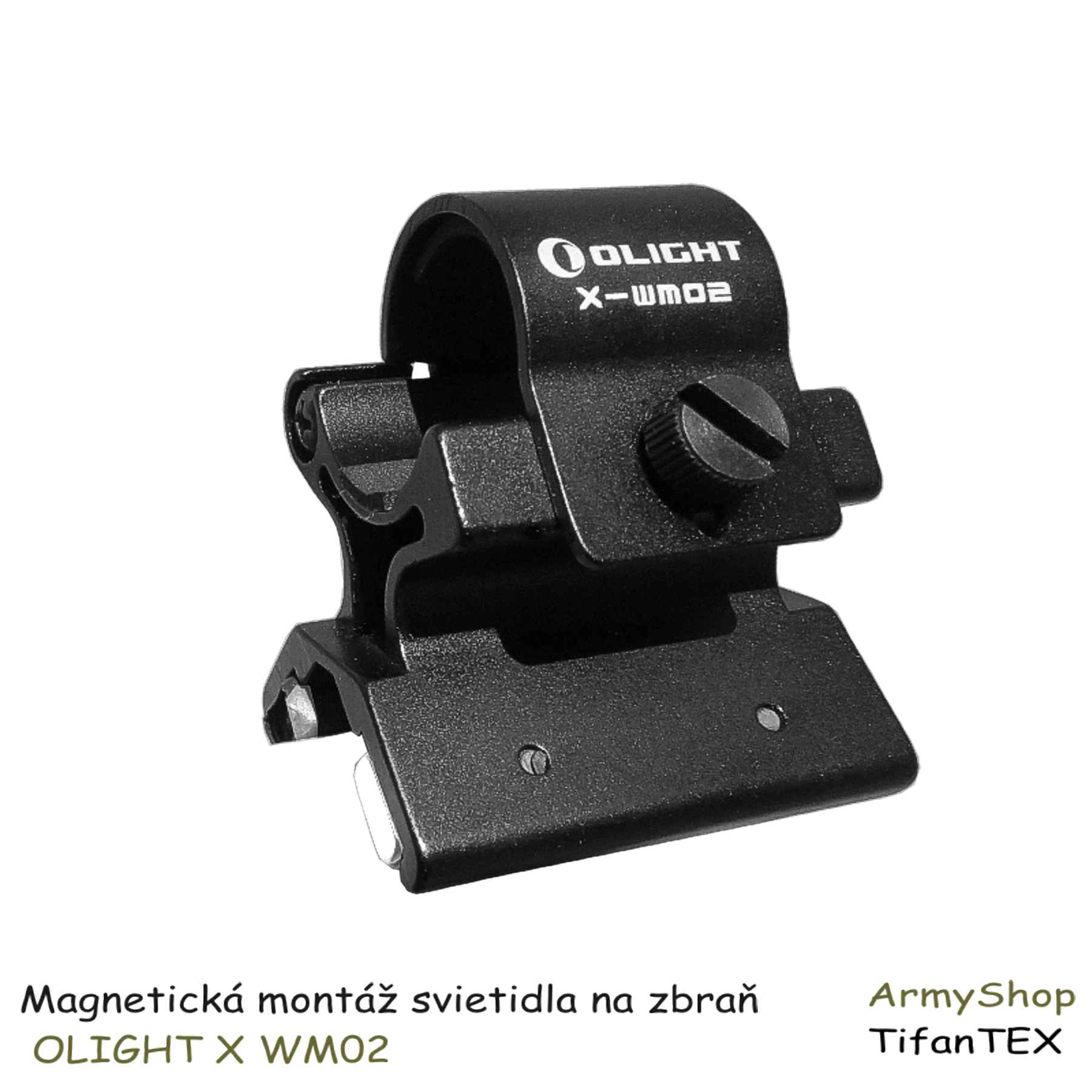 Rýchla magnetická montáž svietidla na zbraň OLIGHT X WM02, armyshop veľkoobchod