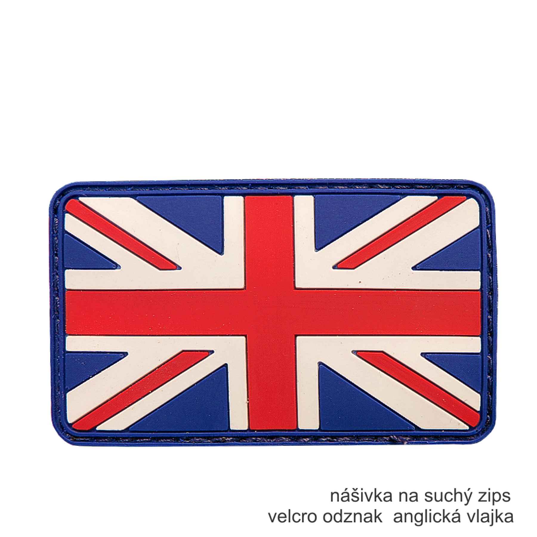 anglicka vlajka nášivka velcro 