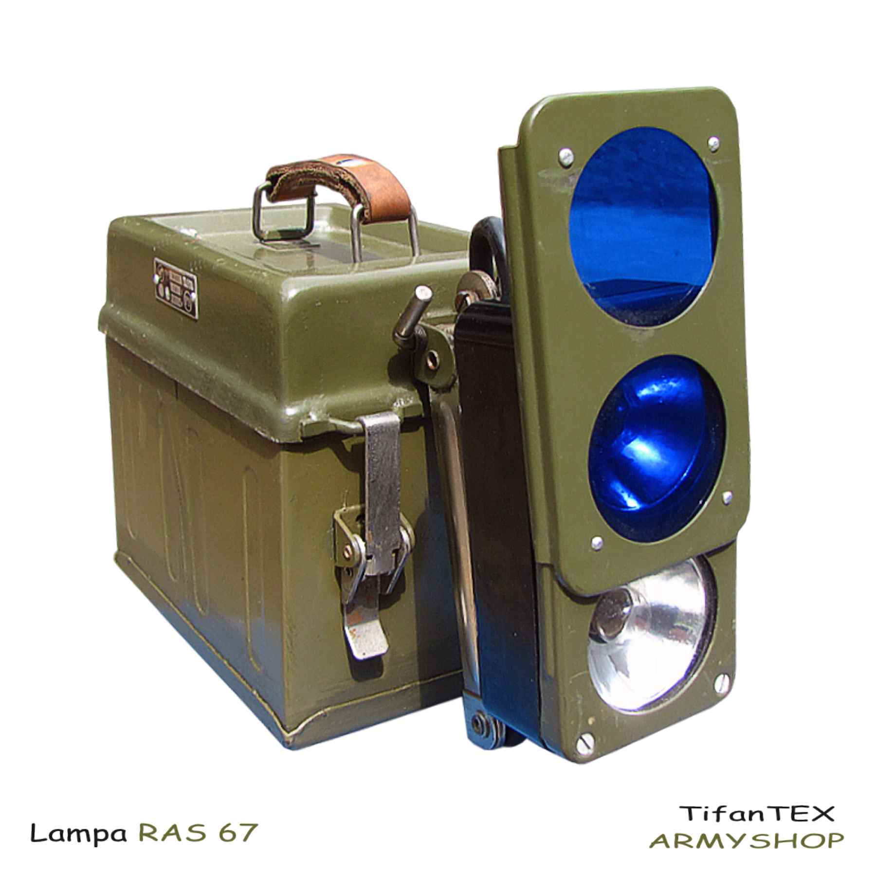 vojenská lampa RAS 67