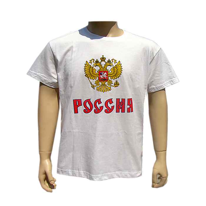 Tričko Russia biele