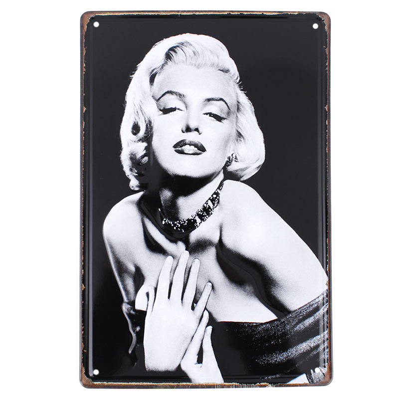 Retro tabuľa Marylin Monroe