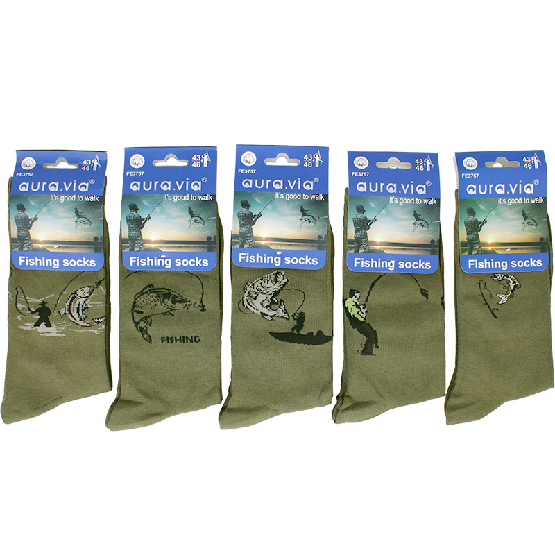 Ponožky pre rybára bal/5párov aura.via FE3757