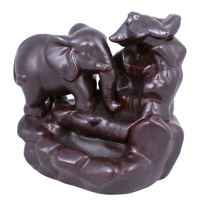 Stojan na vonné kužele tečúci dym SLON