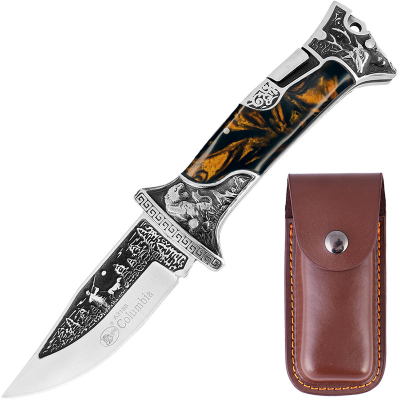 Vreckový nôž pre poľovníka s puzdrom Vreckový nôž pre poľovníka s puzdrom