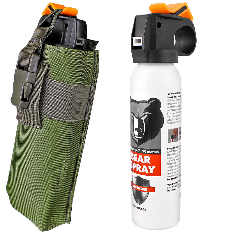 Sprej na medvede s puzdrom Defender 250ml