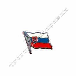 Odznak SLOVENSKO vlajka vlajúca