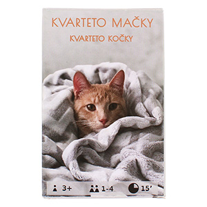 Kvarteto karty pre deti Mačky