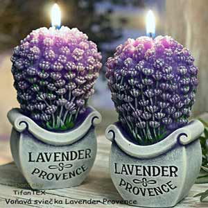 Voňavá sviečka Lavender 1 kus Darčekové balenie