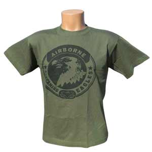 detské tričko Airborne zelené