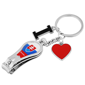 Štikacie kliešte na nechty kľúčenka Slovensko