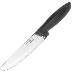 Steakový nôž Tramontina 24cm čierny