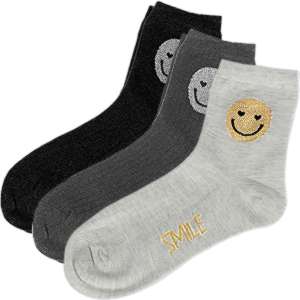 Veselé ponožky Smajlík dámske 3 páry