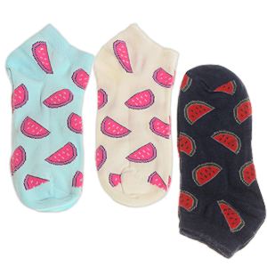 Veselé ponožky Melón dámske 3páry