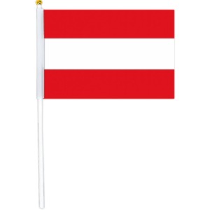 Rakúska vlajka mini 14x21cm