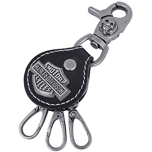 Kožená kľúčenka Harley Davidson