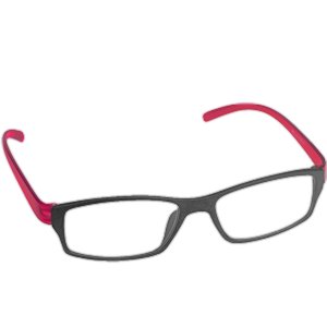 Dioptrické okuliare na čítanie červené RGL