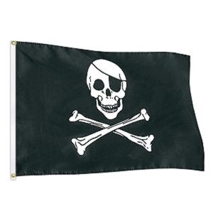 Pirátska vlajka veľká 150x90cm