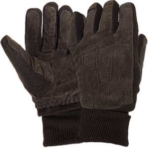 Pánske rukavice na zimu Zateplené hnedé