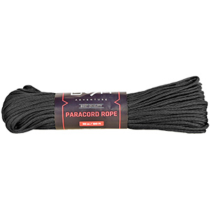 Paracord šnúra 30m čierna 4mm