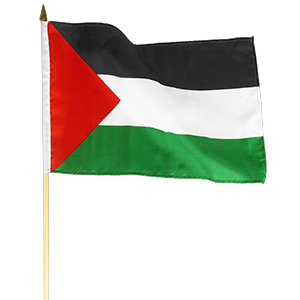 Palestína vlajka 45x30cm