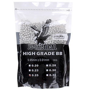 Airsoft guličky 0,25g 6mm 1kg BB Js-Tactical