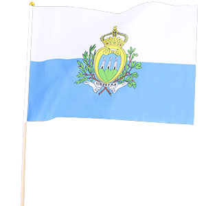 San Maríno vlajka malá