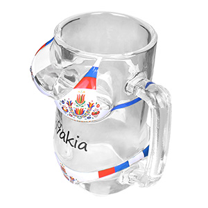 Pohár na pivo sexy 0,3 l Slovakia ľudový motív