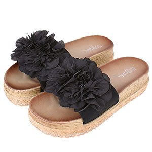 Dámske elegantné šľapky No.505 čierne
