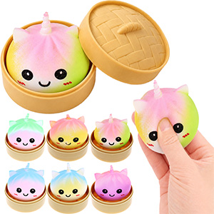 Squishy Dumplings Mystery box dúhový knedlík 6cm