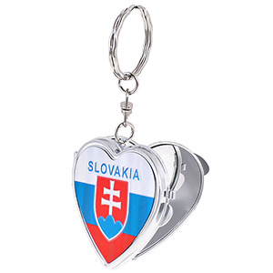 Kľúčenka vreckové zrkadielko Slovakia